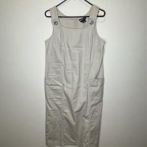 Blue J Women’s Beige Jean Long Jumper Dress Size Small